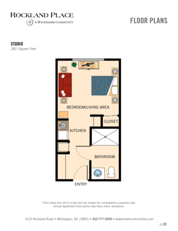 Floorplan of Rockland Place, Assisted Living, Wilmington, DE 6