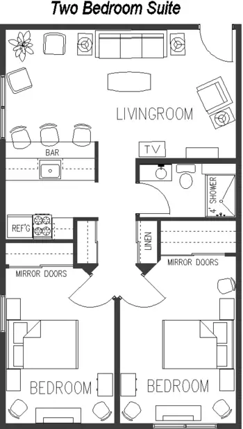 Floorplan of Somerset Retirement Homes, Assisted Living, Longview, WA 2