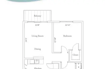 Floorplan of The Village at the Woodlands Waterway, Assisted Living, The Woodlands, TX 13