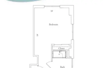 Floorplan of The Village at the Woodlands Waterway, Assisted Living, The Woodlands, TX 15