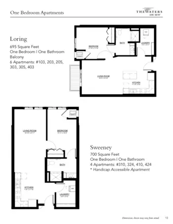 Floorplan of The Waters on 50th, Assisted Living, Memory Care, Minneapolis, MN 3