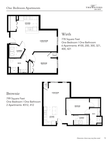 Floorplan of The Waters on 50th, Assisted Living, Memory Care, Minneapolis, MN 5