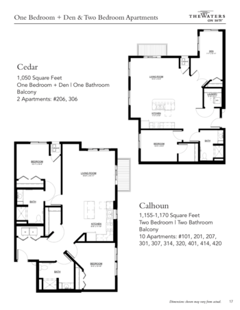 Floorplan of The Waters on 50th, Assisted Living, Memory Care, Minneapolis, MN 7