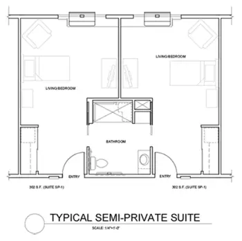 Floorplan of Vaca Valley Living, Assisted Living, Memory Care, Vacaville, CA 1