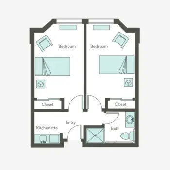 Floorplan of Aegis Living of Kirkland, Assisted Living, Kirkland, WA 3