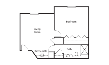 Floorplan of Aldea Green, Assisted Living, Brandon, FL 3