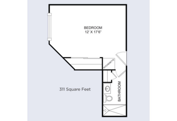 Floorplan of Barrington Terrace - Boynton Beach, Assisted Living, Boynton Beach, FL 1