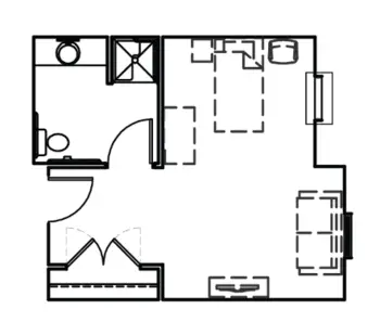 Floorplan of Bella Vita Assisted Living, Assisted Living, Chandler, AZ 1