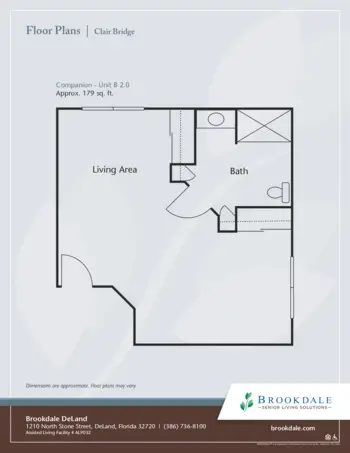 Floorplan of Brookdale Deland, Assisted Living, Deland, FL 10