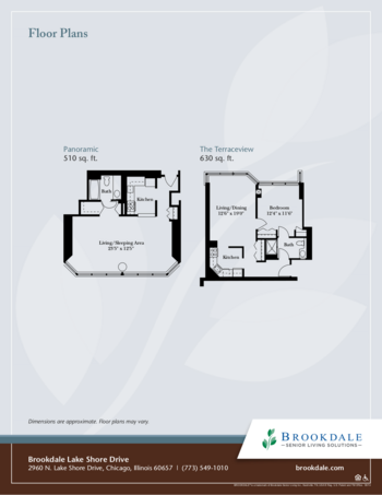 Floorplan of Brookdale Lake Shore Drive, Assisted Living, Chicago, IL 1