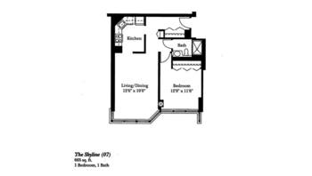 Floorplan of Brookdale Lake Shore Drive, Assisted Living, Chicago, IL 15
