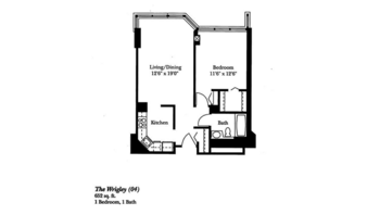 Floorplan of Brookdale Lake Shore Drive, Assisted Living, Chicago, IL 18