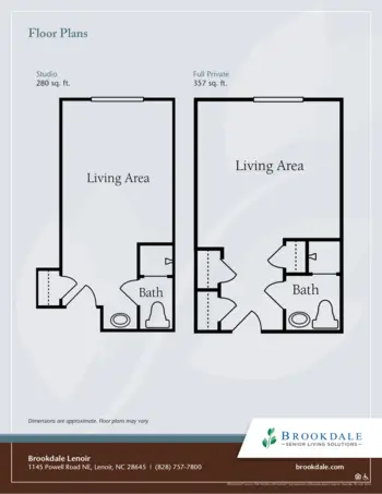 Floorplan of Brookdale Lenoir, Assisted Living, Lenoir, NC 1