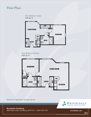 Floorplan of Brookdale Newberg, Assisted Living, Newberg, OR 2