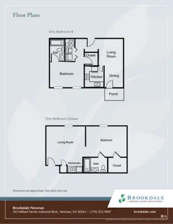 Floorplan of Brookdale Newnan, Assisted Living, Newnan, GA 2