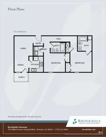 Floorplan of Brookdale Newnan, Assisted Living, Newnan, GA 3
