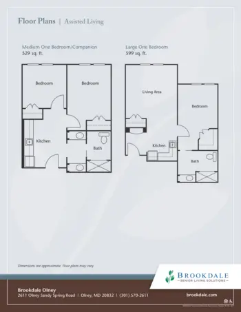 Floorplan of Brookdale Olney, Assisted Living, Olney, MD 5