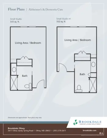 Floorplan of Brookdale Olney, Assisted Living, Olney, MD 8