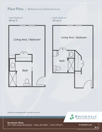 Floorplan of Brookdale Olney, Assisted Living, Olney, MD 9