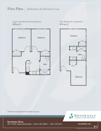 Floorplan of Brookdale Olney, Assisted Living, Olney, MD 14