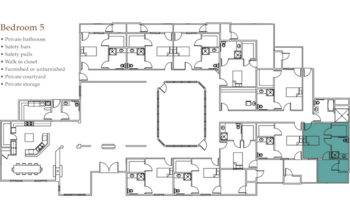 Floorplan of Moonlight Manor Assisted Living, Assisted Living, Surprise, AZ 7