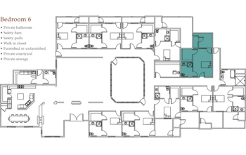 Floorplan of Moonlight Manor Assisted Living, Assisted Living, Surprise, AZ 8