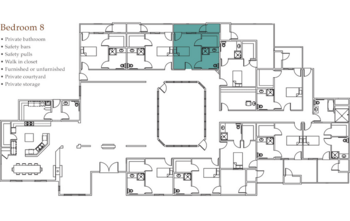 Floorplan of Moonlight Manor Assisted Living, Assisted Living, Surprise, AZ 10