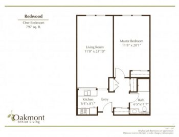 Floorplan of Oakmont of Roseville, Assisted Living, Roseville, CA 10