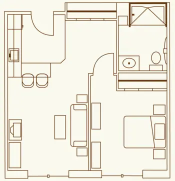 Floorplan of Orchard Ridge Senior Living, Assisted Living, Memory Care, Coeur D Alene, ID 3
