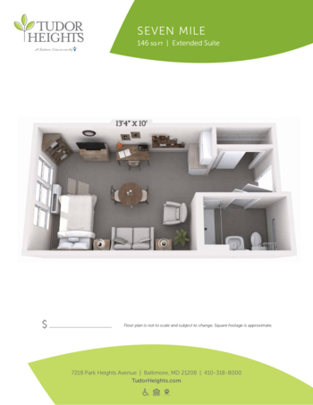 Floorplan of Park Heights Assisted Living, Assisted Living, Baltimore, MD 1