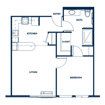 Floorplan of Russellville Park, Assisted Living, Memory Care, Portland, OR 4