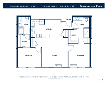 Floorplan of Russellville Park, Assisted Living, Memory Care, Portland, OR 5