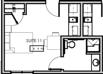 Floorplan of Seasons of Santaquin, Assisted Living, Santaquin, UT 2
