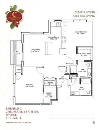 Floorplan of Senior Living at Minnetonka, Assisted Living, Memory Care, Minnetonka, MN 7