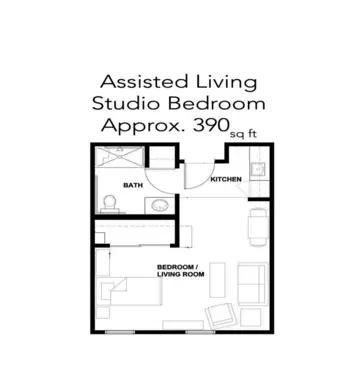 Floorplan of Southern Plaza Assisted Living, Assisted Living, Memory Care, Bethany, OK 3
