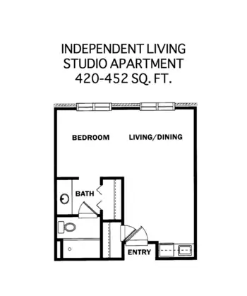 Floorplan of Southern Plaza Assisted Living, Assisted Living, Memory Care, Bethany, OK 8