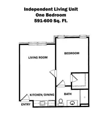 Floorplan of Southern Plaza Assisted Living, Assisted Living, Memory Care, Bethany, OK 10