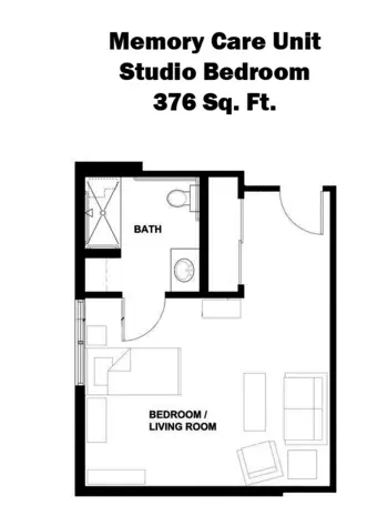 Floorplan of Southern Plaza Assisted Living, Assisted Living, Memory Care, Bethany, OK 15