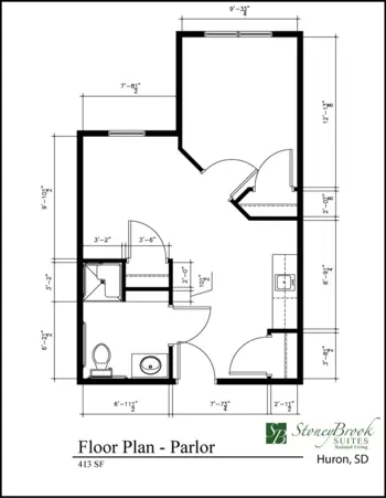 Floorplan of Stoneybrook Suites of Huron, Assisted Living, Huron, SD 2