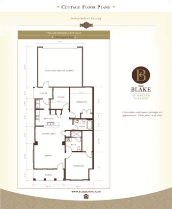Floorplan of The Blake at Baxter Village, Assisted Living, Memory Care, Fort Mill, SC 1