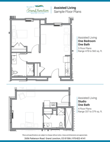 Floorplan of The Lodge at Grand Junction, Assisted Living, Grand Junction, CO 3