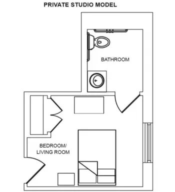 Floorplan of The Reserve at Towne Lake, Assisted Living, Woodstock, GA 3