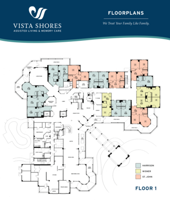 Floorplan of Vista Shores, Assisted Living, New Orleans, LA 4