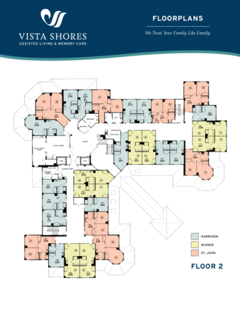 Floorplan of Vista Shores, Assisted Living, New Orleans, LA 5