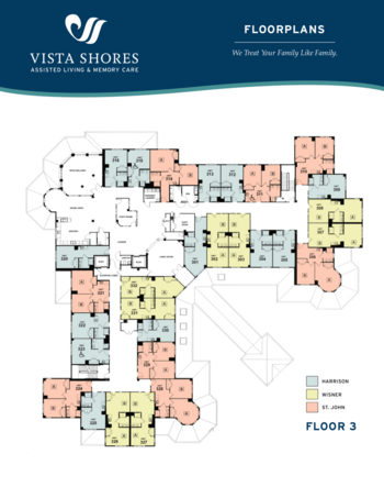 Floorplan of Vista Shores, Assisted Living, New Orleans, LA 6