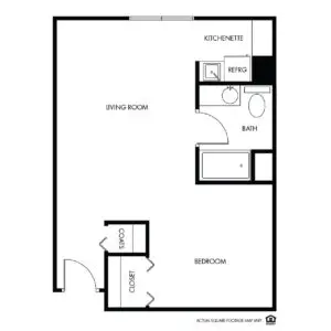 Floorplan of Willow Falls, Assisted Living, Crest Hill, IL 6