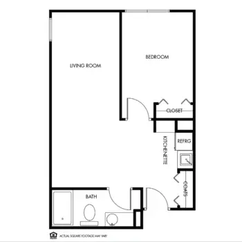 Floorplan of Willow Falls, Assisted Living, Crest Hill, IL 10