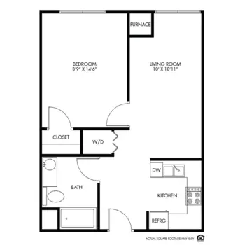 Floorplan of Willow Falls, Assisted Living, Crest Hill, IL 16