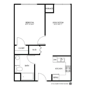 Floorplan of Willow Falls, Assisted Living, Crest Hill, IL 18
