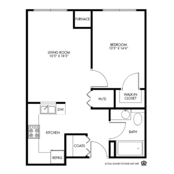 Floorplan of Willow Falls, Assisted Living, Crest Hill, IL 19